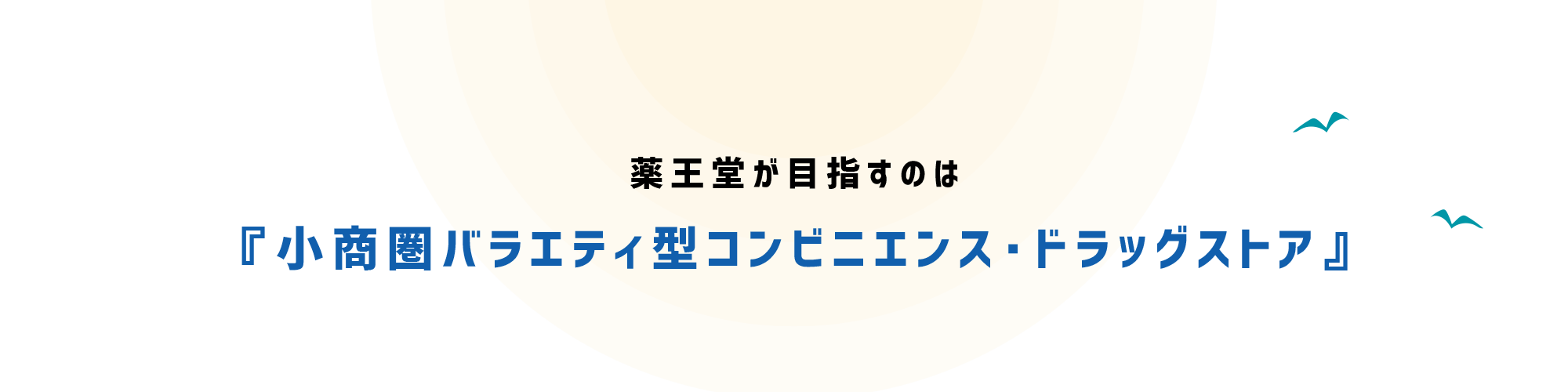 薬王堂が目指すのは『小商圏バラエティ型コンビニエンス・ドラッグストア』